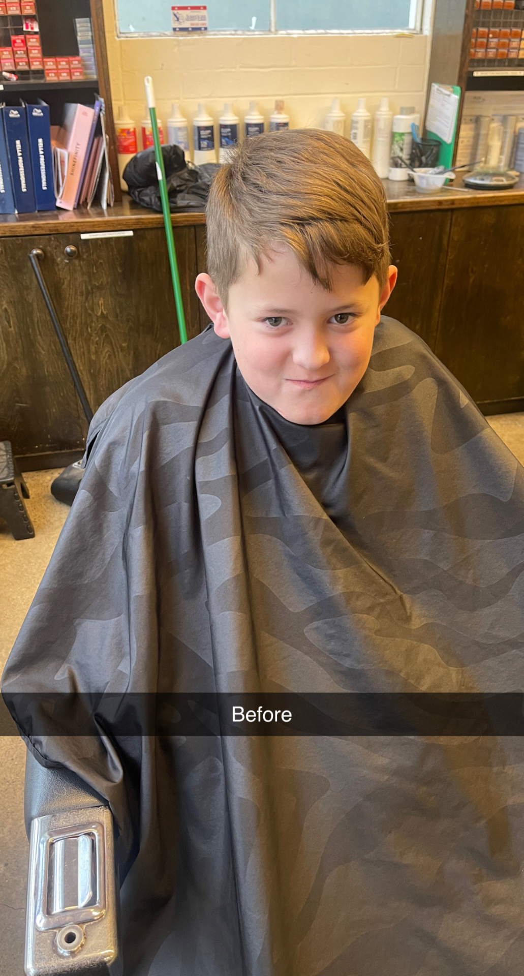 Kids cut before photo